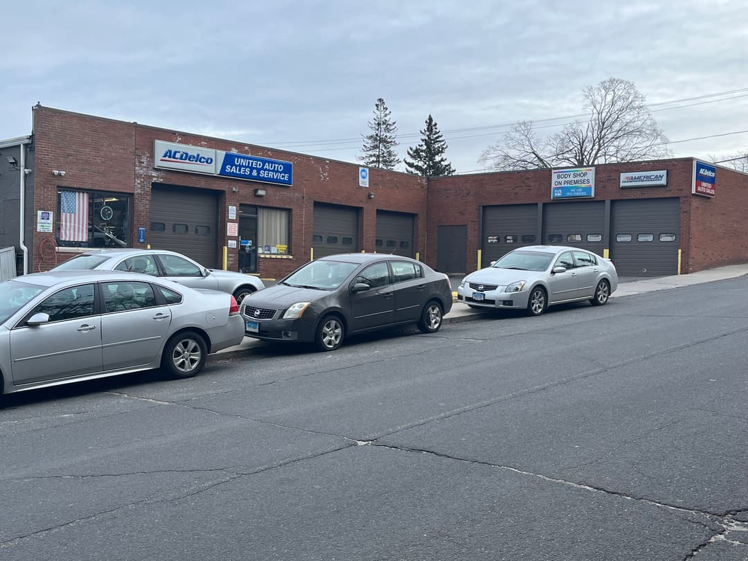 Front of United Auto building